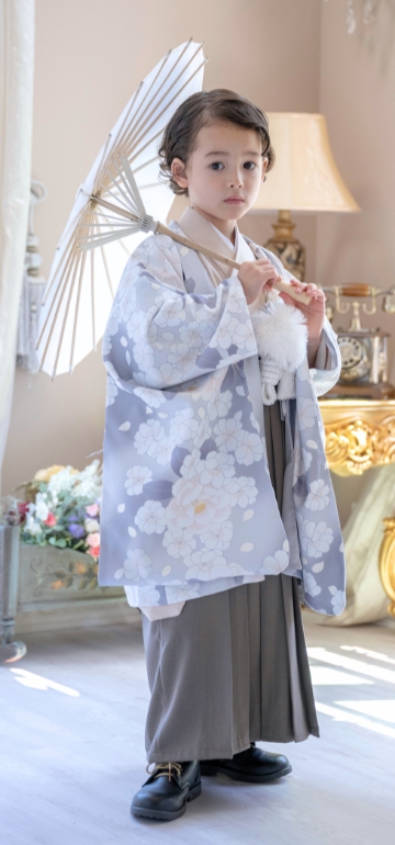 男の子 袴 着付カンタン羽織袴セット コーデ HAKAST12｜キャサリン 