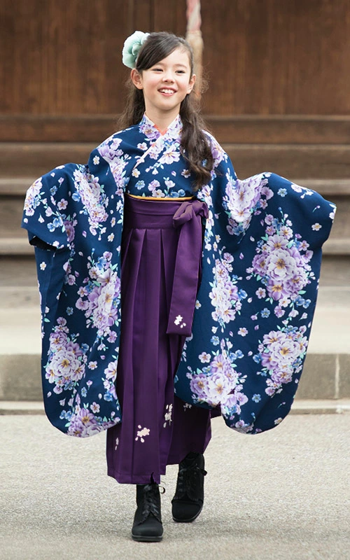 小学校 卒業式 袴セット Lサイズ（152〜160㌢） 自宅で着付け 袴 おうち