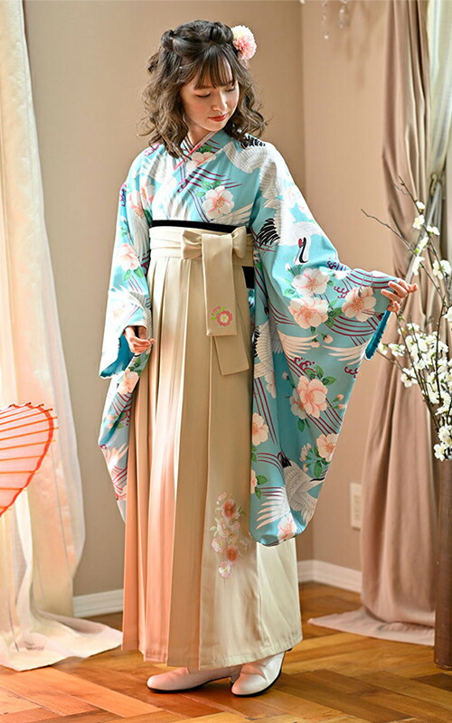 おうちで着付けができるかんたん袴セット 