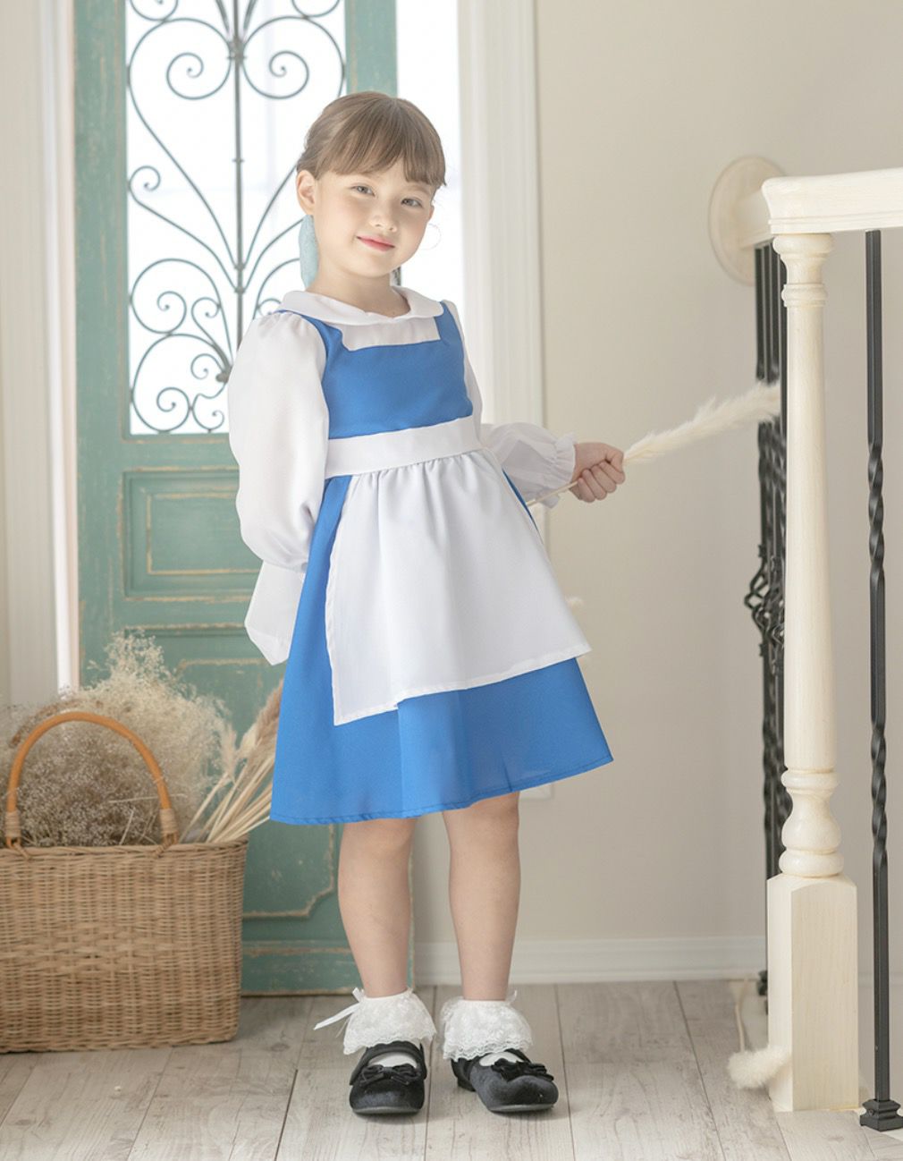 【SALE】街ベル風エプロンワンピースハロウィンキッズプリンセスコスプレコスチュームキャサリンコテージTAK