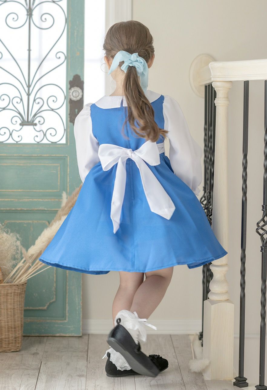 【SALE】街ベル風エプロンワンピースハロウィンキッズプリンセスコスプレコスチュームキャサリンコテージTAK