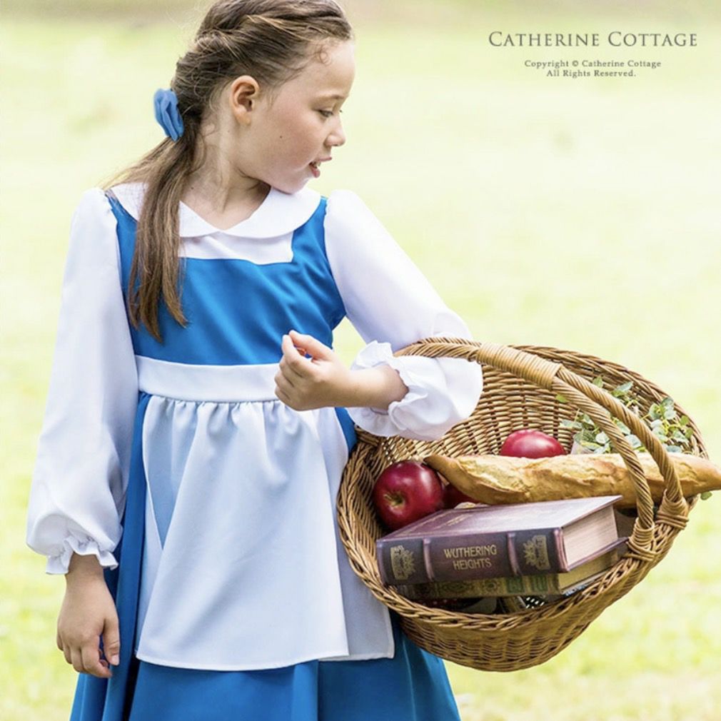 【SALE】街ベル風エプロンワンピースハロウィンキッズプリンセスコスプレコスチュームキャサリンコテージTAK