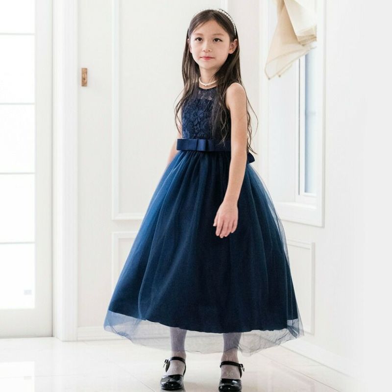 送料無料【超目玉セール】子供ドレス デコルテシースルーロング 送料無料【超目玉セール】子供ドレス デコルテシースルーロング