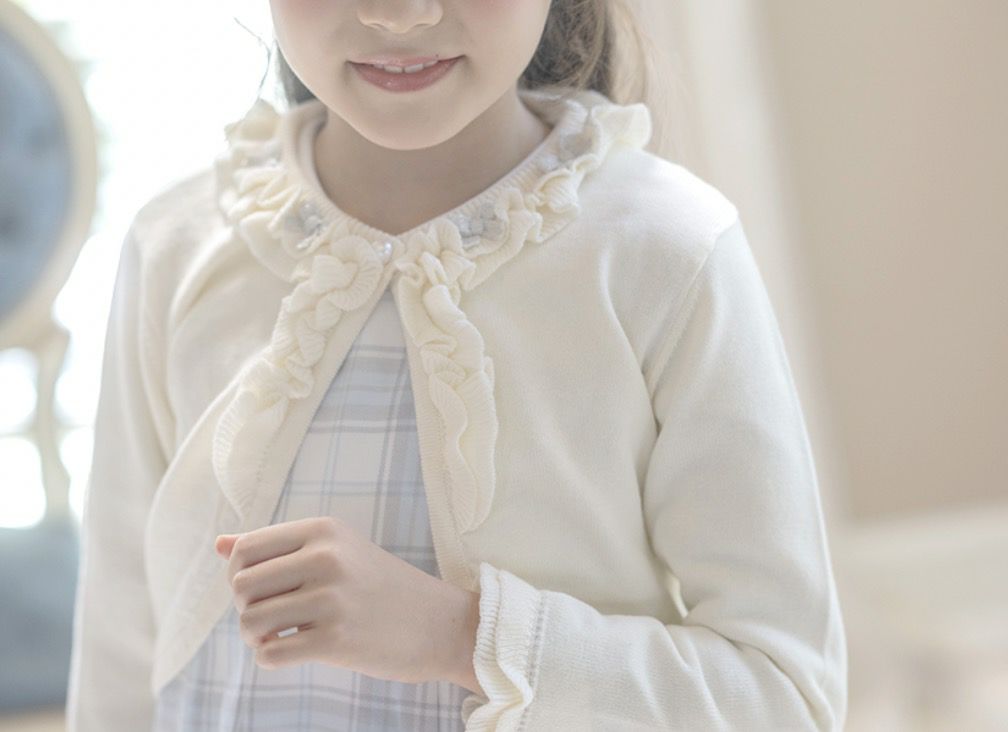 ボレロフォーマル女の子入学式カーディガン卒業式子供服卒園式結婚式ガーリーボレロTAKキッズキャサリンコテージ