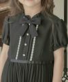 フォーマルワンピース子供半袖クリスタルプリーツワンピース[110120130140150160165cm黒ブラック]女の子入学式キッズ卒業式卒服ジュニア七五三ブラックフォーマル結婚式おしゃれ春夏秋子供服