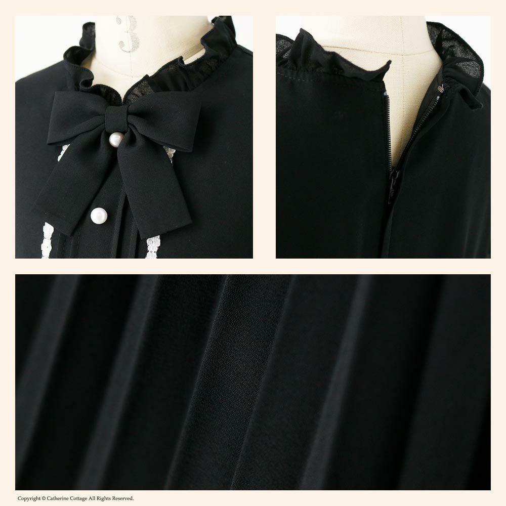 フォーマルワンピース子供半袖クリスタルプリーツワンピース[110120130140150160165cm黒ブラック]女の子入学式キッズ卒業式卒服ジュニア七五三ブラックフォーマル結婚式おしゃれ春夏秋子供服