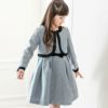 お嬢様のアンサンブルスーツセットノーカラーボレロ＆ワンピースTAK