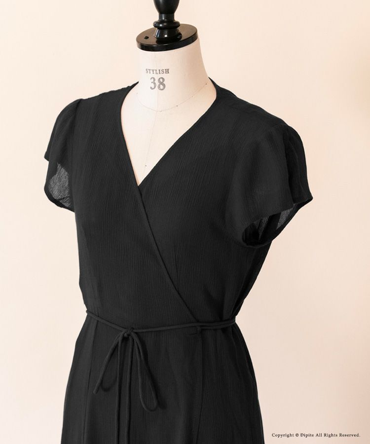 ☆Kipling Dress シフォンワンピース ドレス｜ひざ丈ワンピース