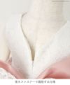 ベビードレス結婚式女の子バックリボンレースドレスヘアバンド付き[8090100cm1歳2歳3歳ピンク水色紫ベージュグリーン]七五三フォーマル上品誕生日フラワーガールパーティ出産祝いギフトプレゼントTAK