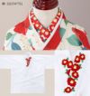 子供肌襦袢刺繍入り半襟付き女の子肌着[95100105115120125145150155cm]3才5才7才ピンク白赤桜うさぎ梅和装小物着物袴七五三卒園式卒業式正月キッズ