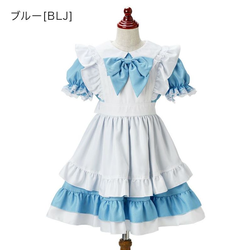 キッズコスプレ衣装 水色アリスエプロンワンピースtak キャサリンコテージ キッズコスプレ衣装 水色アリスエプロンワンピースtak キャサリンコテージ