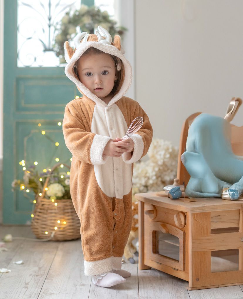 Offクーポン利用で1984円 サンタクロース トナカイ ベビー着ぐるみ クリスマスtak Sale キャサリンコテージ