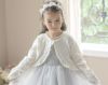 子供ドレスに合わせたい！綿100%透かし柄コットンニットボレロ【送料無料】[子供服女の子キッズフォーマル110120130140150160cm白結婚式発表会入学式卒業式七五三正装羽織物綿100%]【キャサリンコテージ】