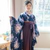 送料無料袴セット卒業式卒園式着付け簡単刺繍入り袴和装セットジュニア女の子[着物上衣/袴/袴下帯/帯枕]赤白黒緑卒服小学生子供[110120130140150160cm]キッズ和服小学校通販購入