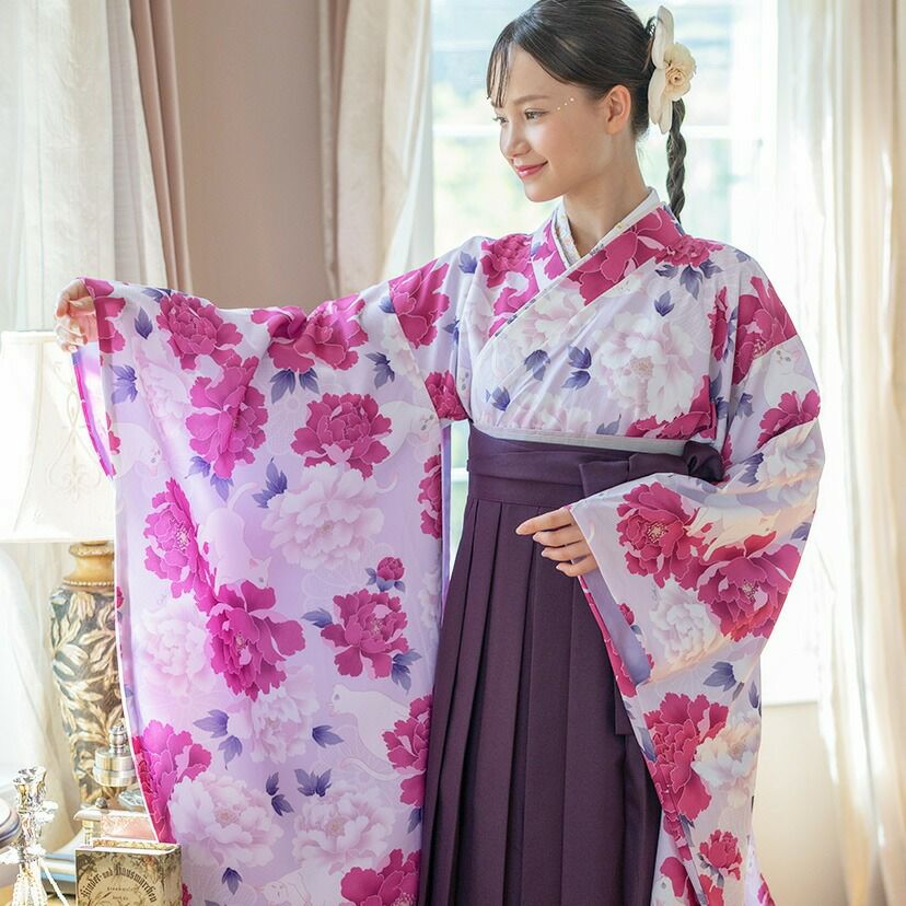 送料無料【入学卒業最終・目玉セール 】袴 着付け簡単袴セット 小学校  