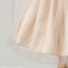 子供ドレスレースコサージュのミニドレス[子供服女の子キッズベビーフォーマルワンピース8090100110120cm発表会結婚式七五三パーティーゴールド金色楽天通販]【キャサリンコテージ】