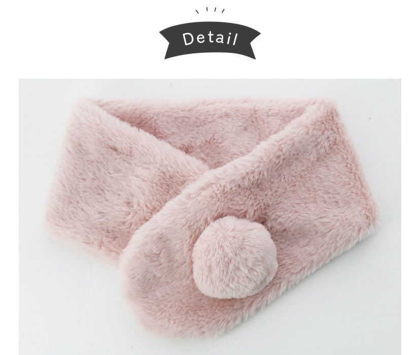 フェイクファーマフラー