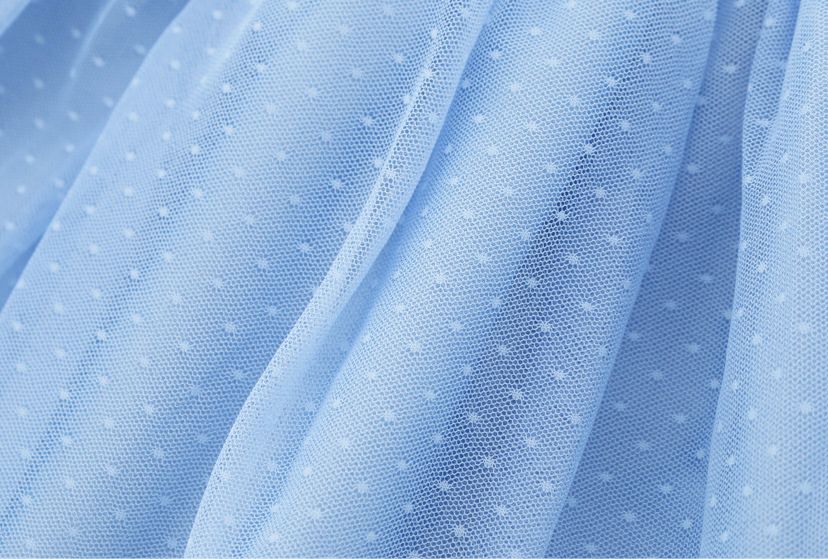 女の子ドットチュールスカートスーツピンク