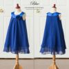 [子供ドレス]ピアノ発表会Aラインヨークシフォンワンピースドレス[子供服女の子キッズフラワーガール子どもフォーマルドレス110120130140150黒ピンク青紫緑]到着後レビュー投稿CP★コサージュプレゼント