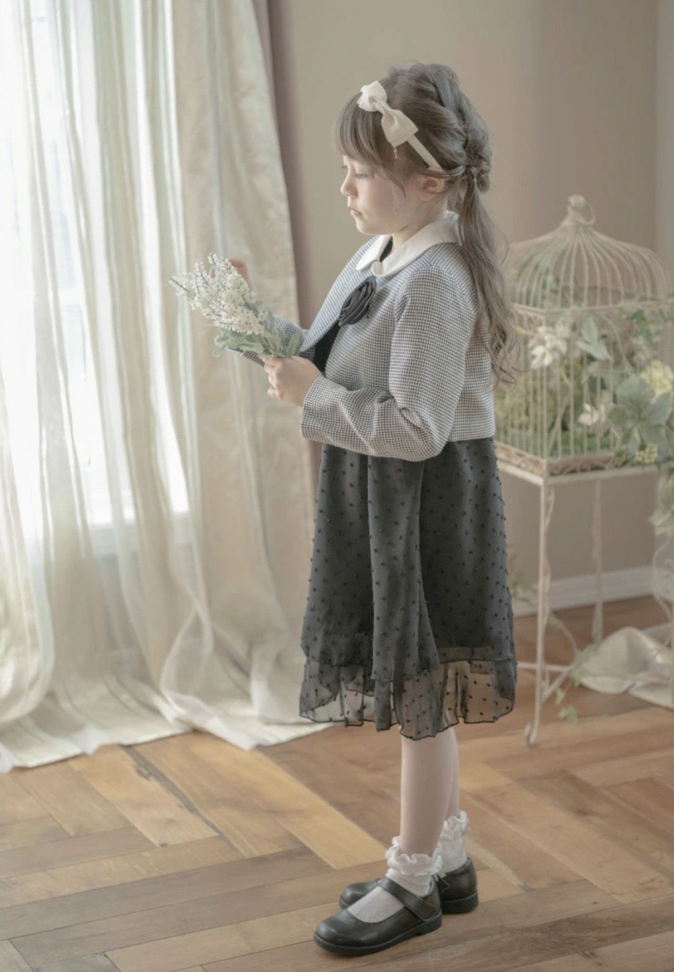 [子供ドレス]ピアノ発表会Aラインヨークシフォンワンピースドレス[子供服女の子キッズフラワーガール子どもフォーマルドレス110120130140150黒ピンク青紫緑]到着後レビュー投稿CP★コサージュプレゼント