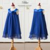 [子供ドレス]ピアノ発表会Aラインヨークシフォンワンピースドレス[子供服女の子キッズフラワーガール子どもフォーマルドレス110120130140150黒ピンク青紫緑]到着後レビュー投稿CP★コサージュプレゼント