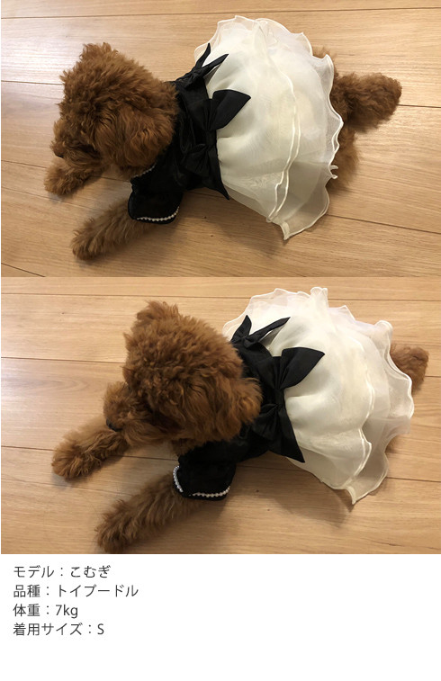 1496円 まとめ買いクーポン利用価格 11 25 Am11 59 犬 ドレス オーガンジードレス ドッグウェア 犬の服 ワンピース リングドッグ 小型犬 Xxs Xs S M L 5サイズ ペット服 チワワ トイプードル Yup12 ペット ペット服 メール便優先商品 Eop キャサリンコテージ