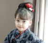 髪飾り椿梅3点セットレトロモダンちりめん花成人式卒業式卒園式七五三結