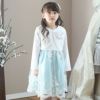 入学式女の子スーツスカラップレースワンピース＆ポンチボレロスーツセットセットアップフォーマル女子スーツ