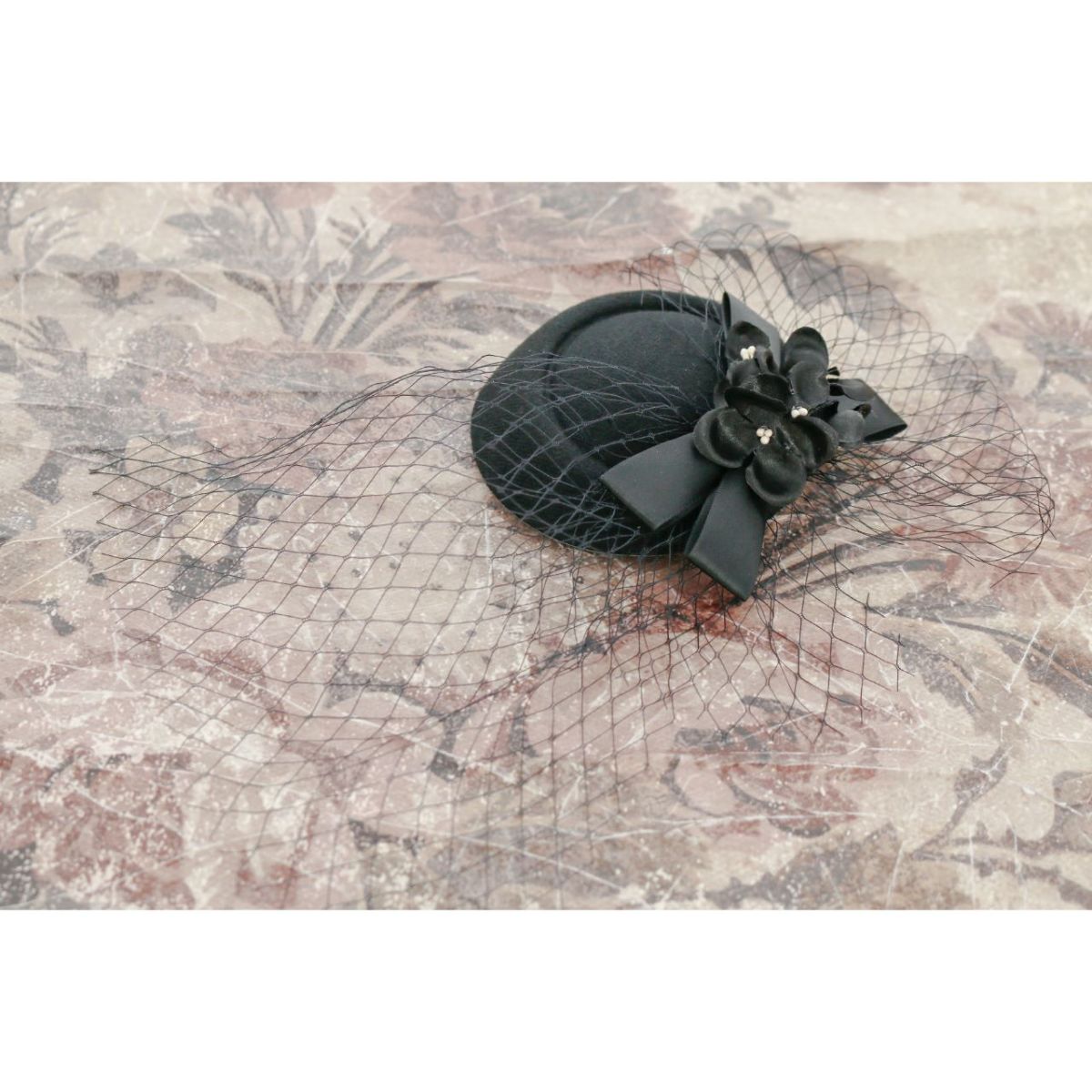 上品レディーの気品トーク帽髪飾りミニハットヘッドドレスアクセサリーヘアアクセサリーその他アクセサリー・小物