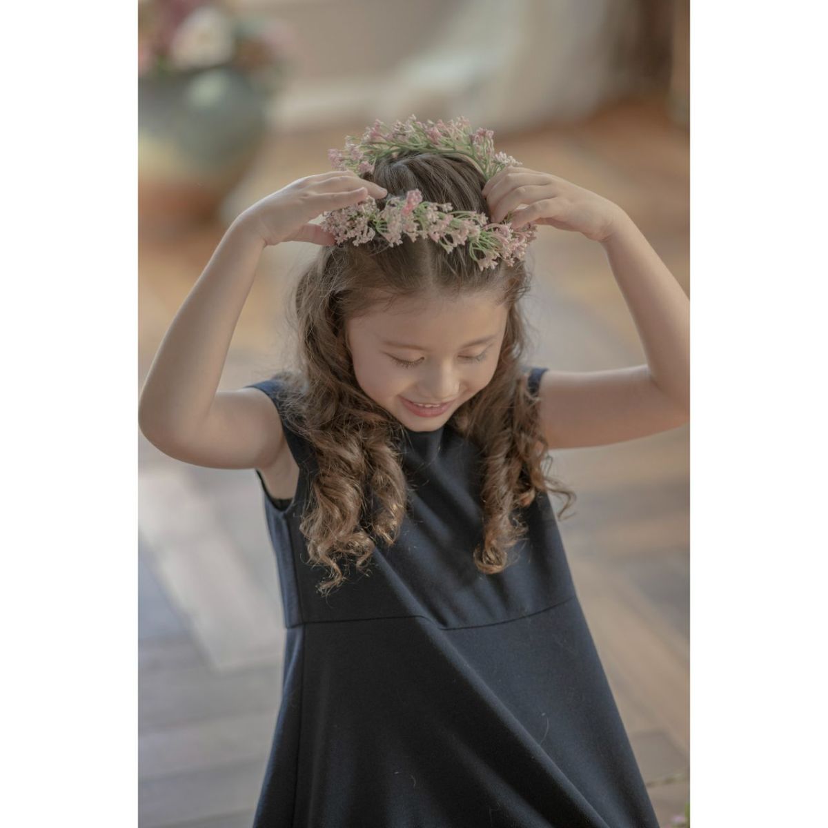 入学式女の子スーツお花リボンコサージュ付きポンチスーツセットアップフォーマル女子スーツ子供服