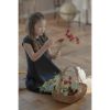 入学式女の子スーツお花リボンコサージュ付きポンチスーツセットアップフォーマル女子スーツ子供服