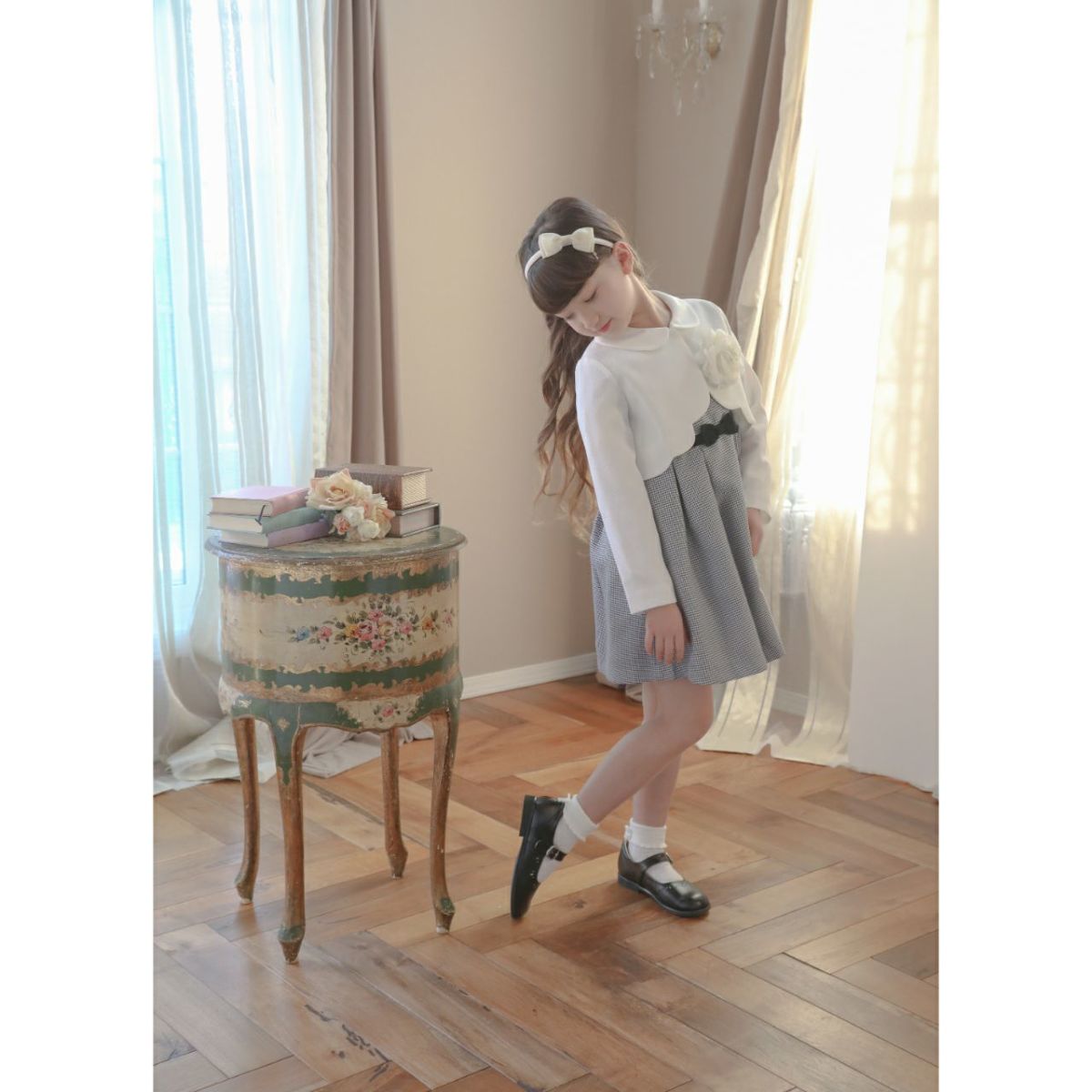 ホワイトフラワーコサージュフォーマルアクセサリーコサージュ