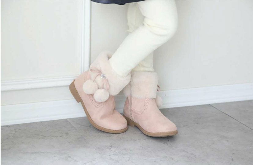 キッズジュニア女の子おしゃれなショートブーツ