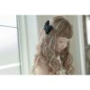 ベロアリボンヘアクリップ2個セットアクセサリーヘアアクセサリーキッズ