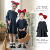 コスチューム見習い魔女仮装セット[長袖ワンピースネイビー／リボンカチューシャ赤2点セット]カジュアルワンピースTAK