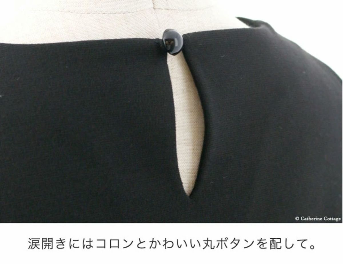 コスチューム見習い魔女仮装セット[長袖ワンピースネイビー／リボンカチューシャ赤2点セット]カジュアルワンピースTAK