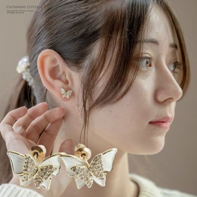 送料無料【目玉セール】 お花ピアス 大人かわいい ゴールド ジュエリー