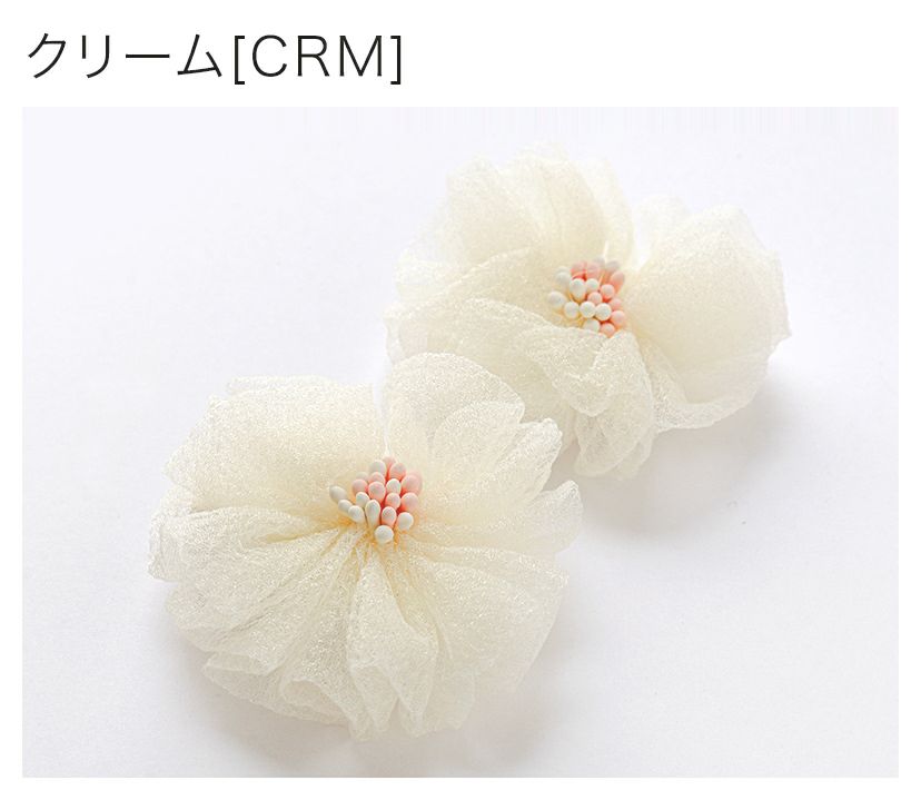 フラワークリップベビー・キッズ髪飾りヘアクリップヘアアクセサリー