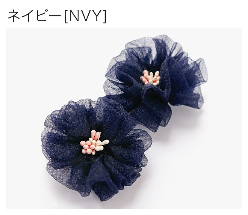 フラワークリップベビー・キッズ髪飾りヘアクリップヘアアクセサリー