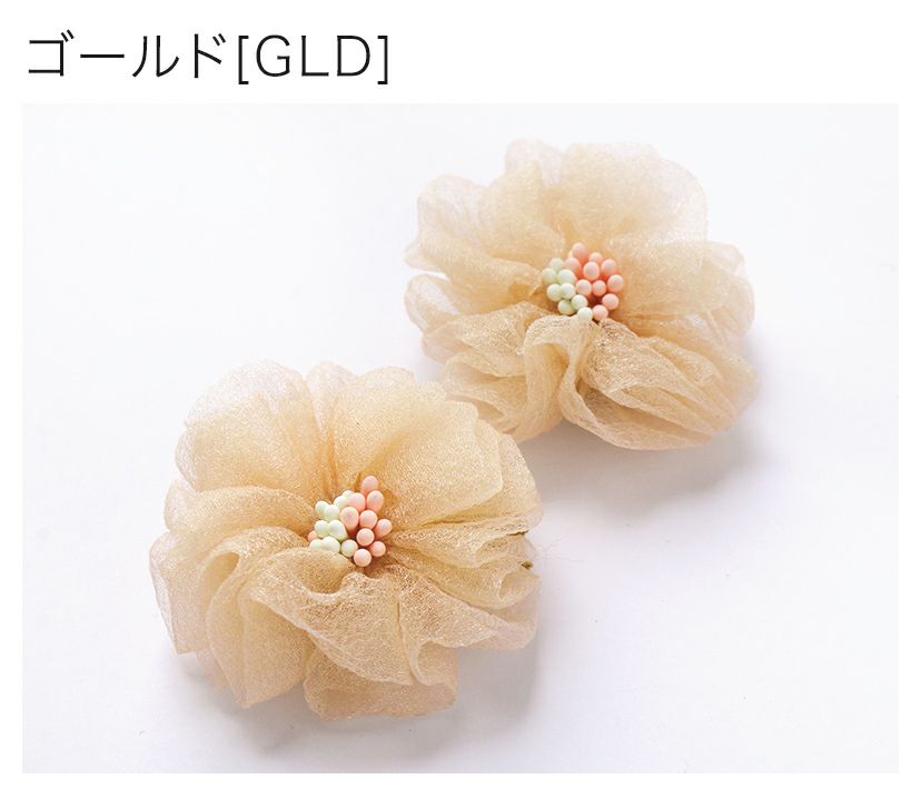 フラワークリップベビー・キッズ髪飾りヘアクリップヘアアクセサリー