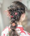 和装ヘアアレンジセット水引パーツコサージュUピンセットアクセサリーヘアアクセサリー和髪飾り和装和装アクセサリー