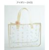 イニシャル刺繍入りフリルシューズバッグスクールシューズケース上履き入れ