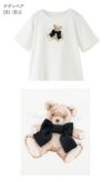 キッズTシャツデコレーションプリント半袖Tシャツ女の子無地白YUP12