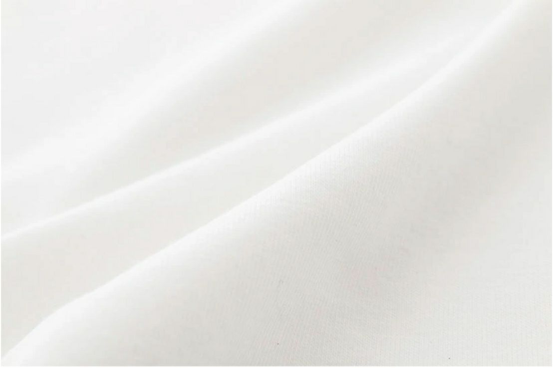 キッズTシャツデコレーションプリント半袖Tシャツ女の子無地白YUP12