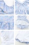 キッズ女の子水着フリル襟ワンピース水着スカートスイムウェアおしゃれかわいい子供YUP12