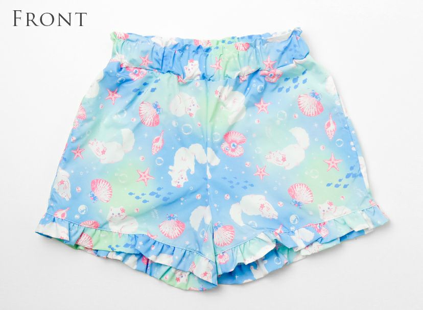 女の子水着ワンピースインナーパンツ付きチェック