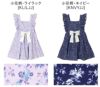 キッズ水着女の子肩フリルワンピース水着スイムウェアインナーパンツ付きYUP12