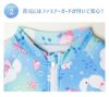 キッズジュニアガーリーフリルラッシュガードフードなしスイムウェアおしゃれ女の子小学生中学生