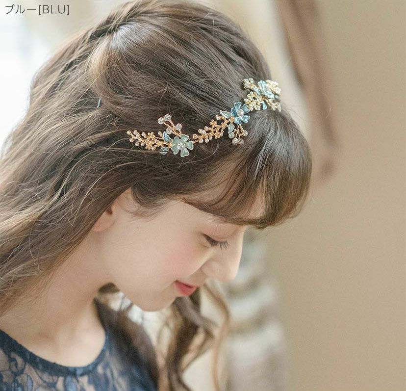 プリンセスヘッドドレスキッズカチューシャ髪飾りヘアアクセサリー