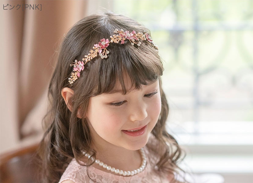 プリンセスヘッドドレスキッズカチューシャ髪飾りヘアアクセサリー